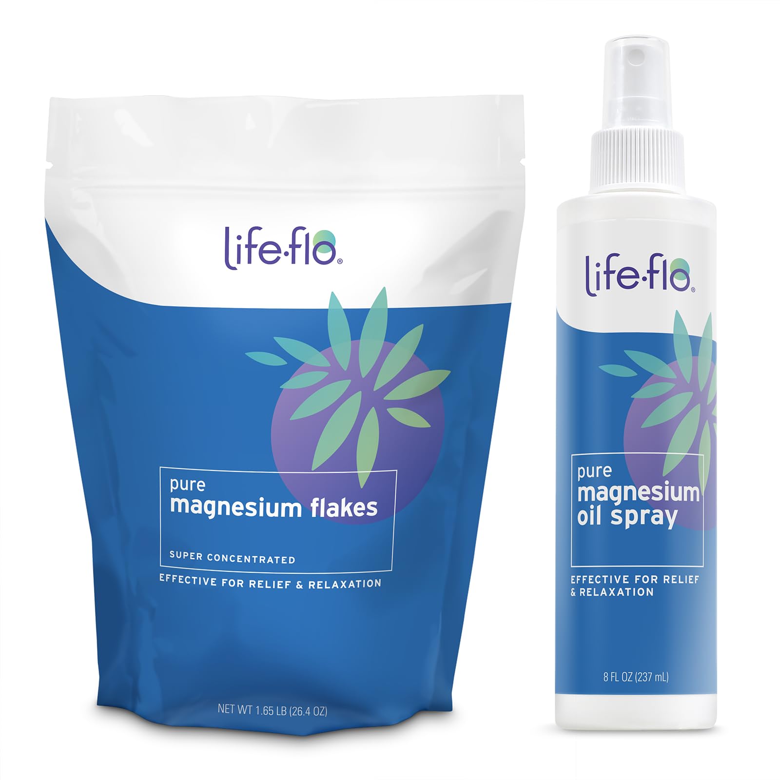 Amazon.com : Life-flo Pure Magnesium Oil Spray and Magnesium Bath